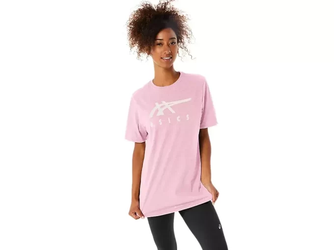 CAMISETA DE MANGA CORTA A RAYAS ASICS CAMISETA DE MANGA CORTA A RAYAS ASICS