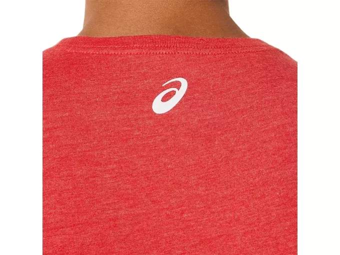 CAMISETA DE MANGA CORTA A RAYAS ASICS CAMISETA DE MANGA CORTA A RAYAS ASICS
