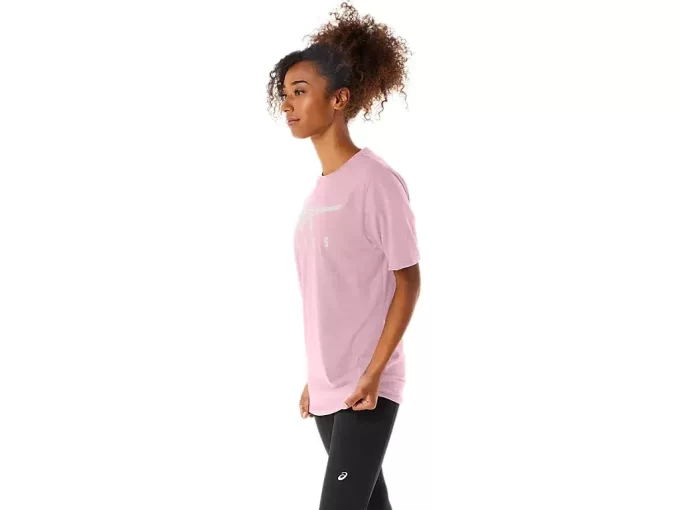 CAMISETA DE MANGA CORTA A RAYAS ASICS CAMISETA DE MANGA CORTA A RAYAS ASICS