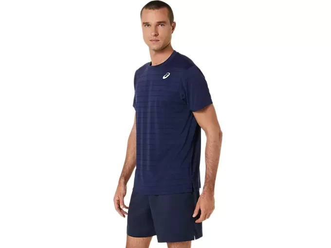 CAMISETA DE MANGA CORTA A RAYAS PARA HOMBRE