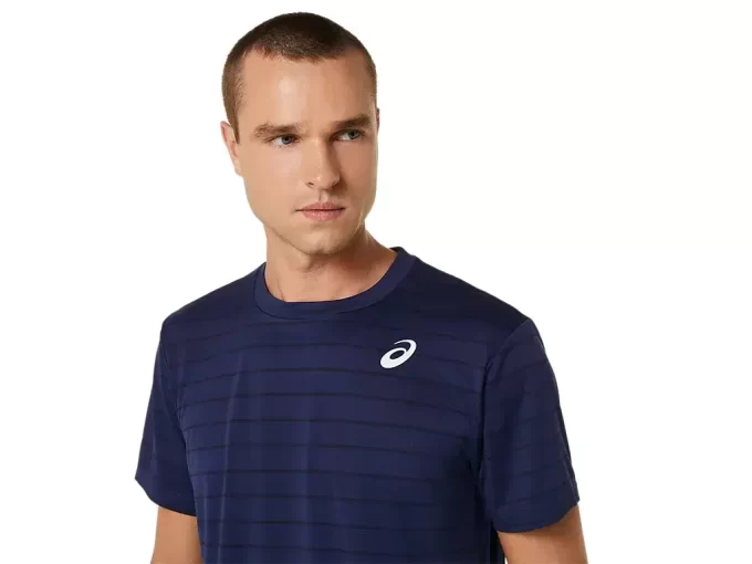 CAMISETA DE MANGA CORTA A RAYAS PARA HOMBRE