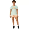 CAMISETA DE MANGA CORTA ASICS BALANCED PARA MUJER CAMISETA DE MANGA CORTA ASICS BALANCED PARA MUJER