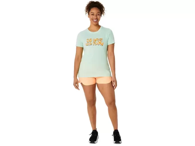 CAMISETA DE MANGA CORTA ASICS BALANCED PARA MUJER CAMISETA DE MANGA CORTA ASICS BALANCED PARA MUJER