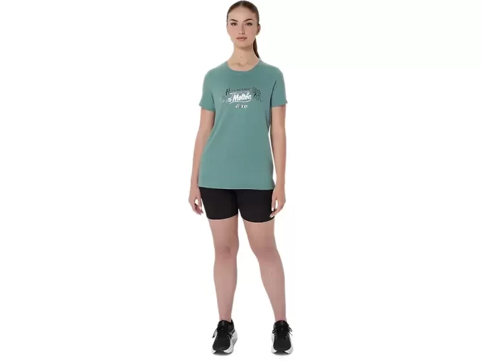 CAMISETA DE MANGA CORTA ASICS FOIL PARA MUJER CAMISETA DE MANGA CORTA ASICS FOIL PARA MUJER