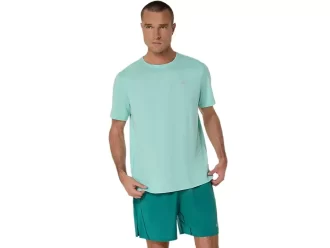 CAMISETA DE MANGA CORTA ASICS PLATA