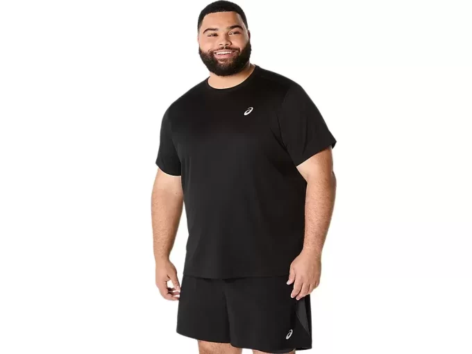 CAMISETA DE MANGA CORTA ASICS PLATA