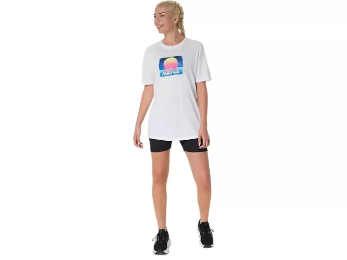 CAMISETA DE MANGA CORTA ASICS RETRO SUNSET