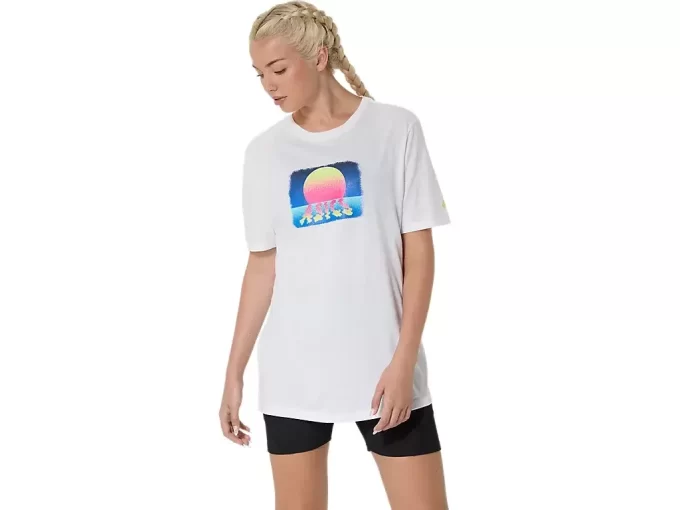 CAMISETA DE MANGA CORTA ASICS RETRO SUNSET