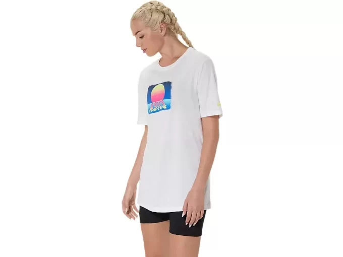 CAMISETA DE MANGA CORTA ASICS RETRO SUNSET