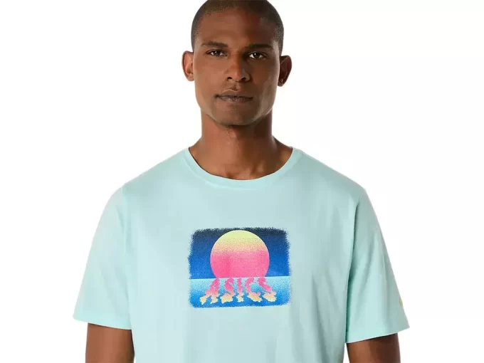 CAMISETA DE MANGA CORTA ASICS RETRO SUNSET