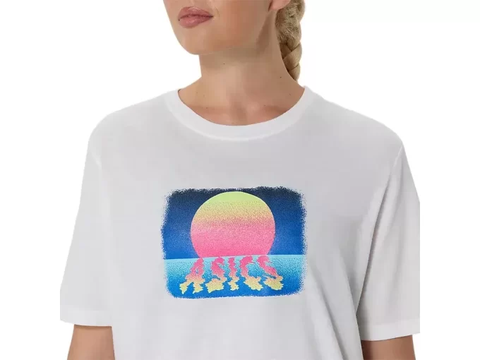CAMISETA DE MANGA CORTA ASICS RETRO SUNSET