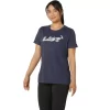 CAMISETA DE MANGA CORTA CON LETRAS FLORALES DE ASICS PARA MUJER CAMISETA DE MANGA CORTA CON LETRAS FLORALES DE ASICS PARA MUJER