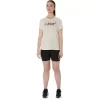 CAMISETA DE MANGA CORTA CON LETRAS FLORALES DE ASICS PARA MUJER CAMISETA DE MANGA CORTA CON LETRAS FLORALES DE ASICS PARA MUJER