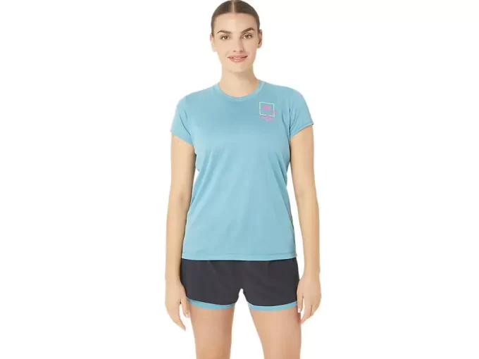 CAMISETA DE MANGA CORTA CON LOGO FUJITRAIL PARA MUJER