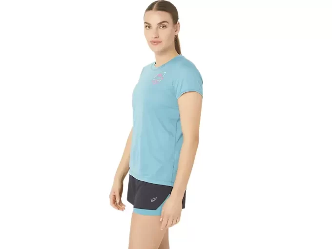 CAMISETA DE MANGA CORTA CON LOGO FUJITRAIL PARA MUJER