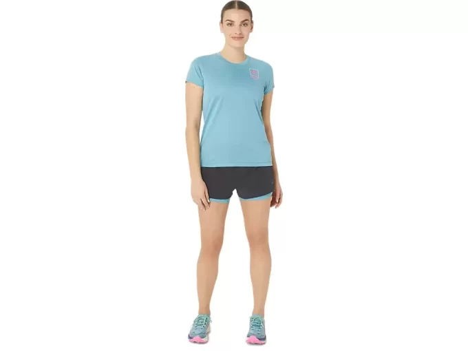 CAMISETA DE MANGA CORTA CON LOGO FUJITRAIL PARA MUJER