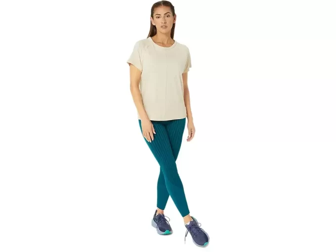 CAMISETA DE MANGA CORTA ELÁSTICA FLEXIBLE PARA MUJER CAMISETA DE MANGA CORTA ELÁSTICA FLEXIBLE PARA MUJER