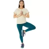 CAMISETA DE MANGA CORTA ELÁSTICA FLEXIBLE PARA MUJER CAMISETA DE MANGA CORTA ELÁSTICA FLEXIBLE PARA MUJER