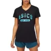CAMISETA DE MANGA CORTA PARA MUJER EST. 1977 CON CUELLO EN V