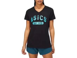 CAMISETA DE MANGA CORTA PARA MUJER EST. 1977 CON CUELLO EN V