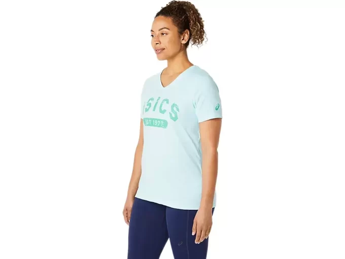 CAMISETA DE MANGA CORTA PARA MUJER EST. 1977 CON CUELLO EN V CAMISETA DE MANGA CORTA PARA MUJER EST. 1977 CON CUELLO EN V
