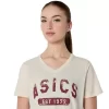 CAMISETA DE MANGA CORTA PARA MUJER EST. 1977 CON CUELLO EN V