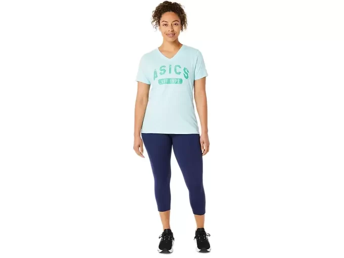 CAMISETA DE MANGA CORTA PARA MUJER EST. 1977 CON CUELLO EN V CAMISETA DE MANGA CORTA PARA MUJER EST. 1977 CON CUELLO EN V