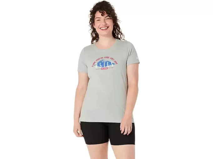CAMISETA DE MANGA CORTA RETRO ASICS GSG 77