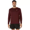 CAMISETA DE MANGA LARGA ASICS PLATA CAMISETA DE MANGA LARGA ASICS PLATA