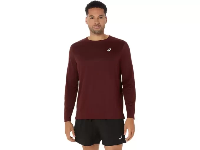 CAMISETA DE MANGA LARGA ASICS PLATA CAMISETA DE MANGA LARGA ASICS PLATA