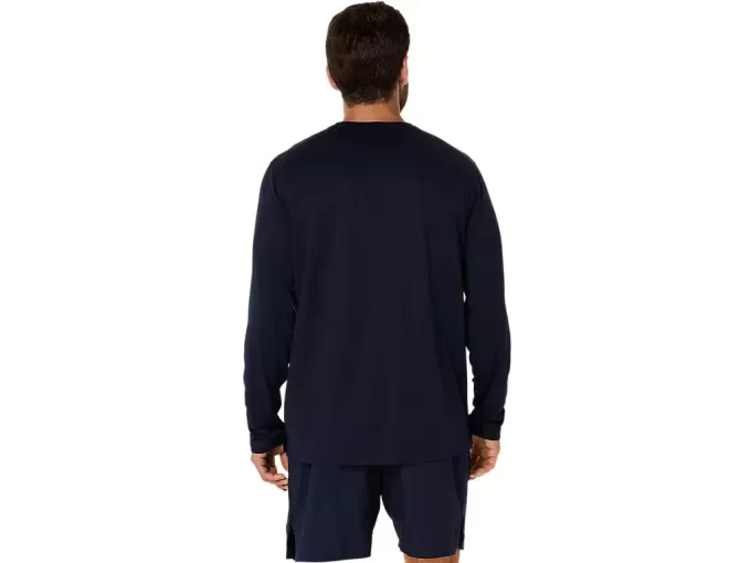 CAMISETA DE MANGA LARGA ASICS PLATA CAMISETA DE MANGA LARGA ASICS PLATA