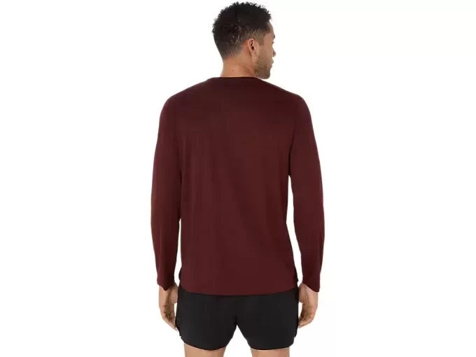 CAMISETA DE MANGA LARGA ASICS PLATA CAMISETA DE MANGA LARGA ASICS PLATA