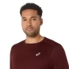 CAMISETA DE MANGA LARGA ASICS PLATA CAMISETA DE MANGA LARGA ASICS PLATA