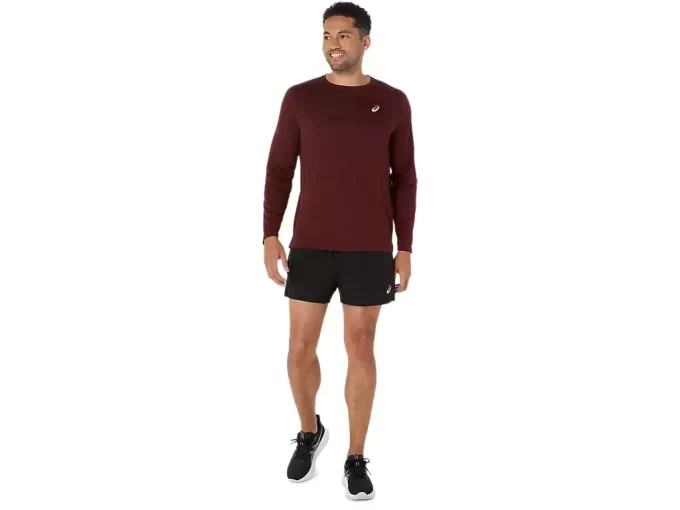 CAMISETA DE MANGA LARGA ASICS PLATA CAMISETA DE MANGA LARGA ASICS PLATA