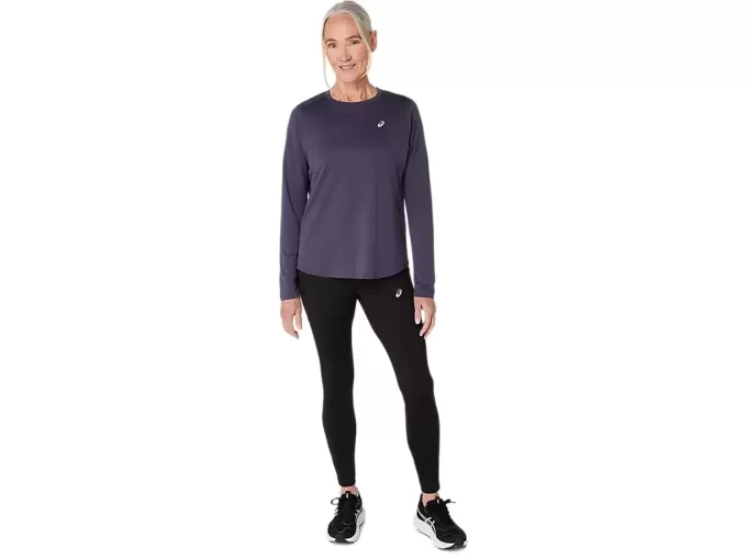 CAMISETA DE MANGA LARGA ASICS PLATA CAMISETA DE MANGA LARGA ASICS PLATA