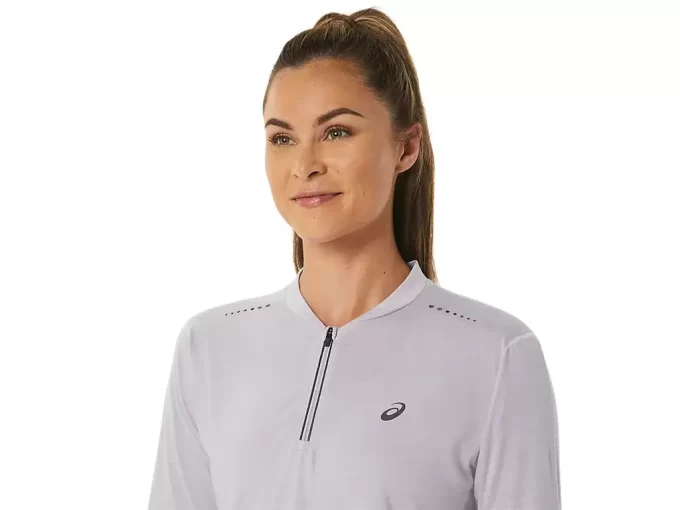 CAMISETA DE MANGA LARGA CON MEDIA CREMALLERA METARUN PARA MUJER CAMISETA DE MANGA LARGA CON MEDIA CREMALLERA METARUN PARA MUJER