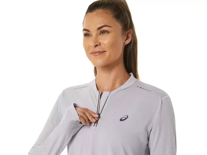 CAMISETA DE MANGA LARGA CON MEDIA CREMALLERA METARUN PARA MUJER CAMISETA DE MANGA LARGA CON MEDIA CREMALLERA METARUN PARA MUJER
