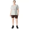 Camiseta de mujer con eslogan de girasol y cuello en pico Camiseta de mujer con eslogan de girasol y cuello en pico