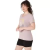 Camiseta de mujer con eslogan de girasol y cuello en pico Camiseta de mujer con eslogan de girasol y cuello en pico