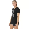 Camiseta de mujer con eslogan de girasol y cuello en pico