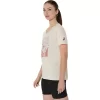 Camiseta de mujer con eslogan de girasol y cuello en pico Camiseta de mujer con eslogan de girasol y cuello en pico