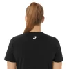 Camiseta de mujer con eslogan de girasol y cuello en pico