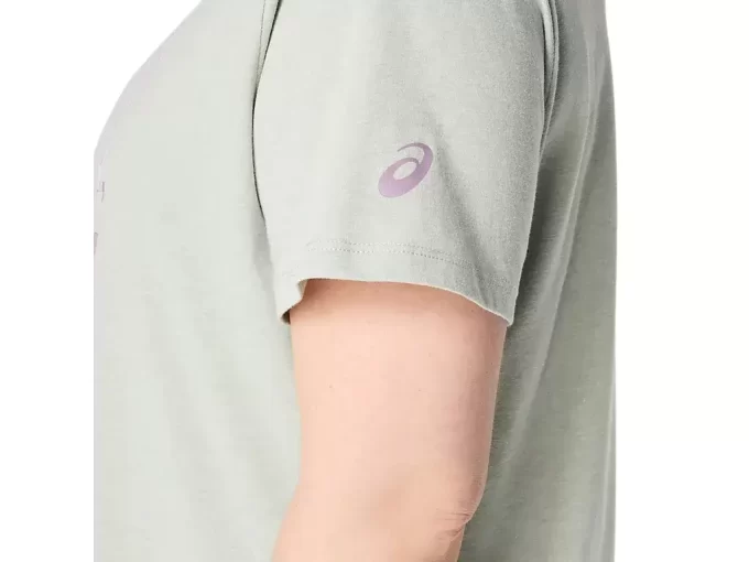 Camiseta de mujer con eslogan de girasol y cuello en pico Camiseta de mujer con eslogan de girasol y cuello en pico