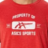 CAMISETA DEPORTIVA DE MANGA CORTA PROPIEDAD DE ASICS CAMISETA DEPORTIVA DE MANGA CORTA PROPIEDAD DE ASICS
