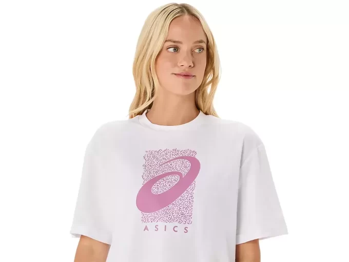 CAMISETA RELAJADA CON GRÁFICO EN ESPIRAL DE ASICS TRAINING CORE CAMISETA RELAJADA CON GRÁFICO EN ESPIRAL DE ASICS TRAINING CORE