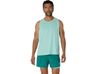 CAMISETA SIN MANGAS ASICS PLATA