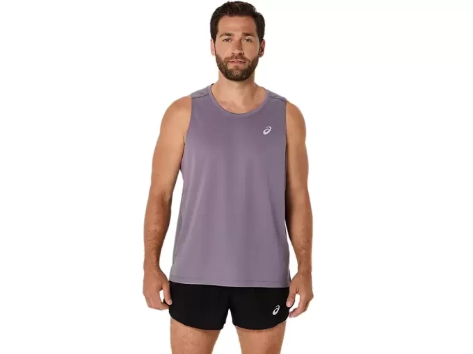 CAMISETA SIN MANGAS ASICS PLATA CAMISETA SIN MANGAS ASICS PLATA