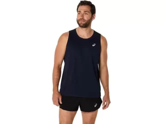 CAMISETA SIN MANGAS ASICS PLATA