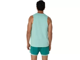 CAMISETA SIN MANGAS ASICS PLATA