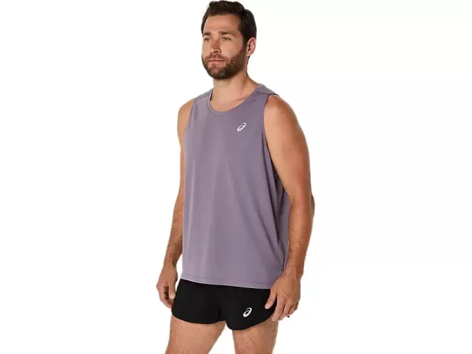 CAMISETA SIN MANGAS ASICS PLATA CAMISETA SIN MANGAS ASICS PLATA